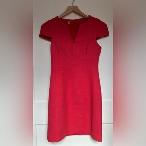 Anthropologie 4C (4 collective) Brenta Tweed Pink Cap Sleeve Sheath